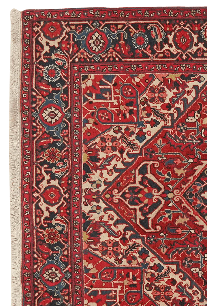 Heriz · Handgeknüpft – Rot, 194x150 cm