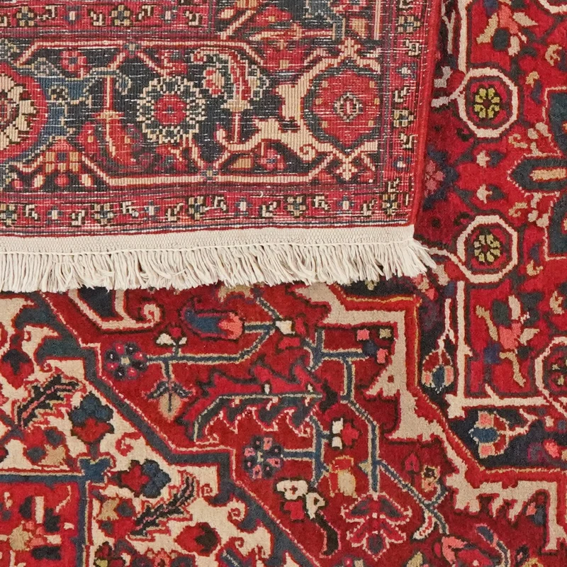 Heriz · Handgeknüpft – Rot, 194x150 cm