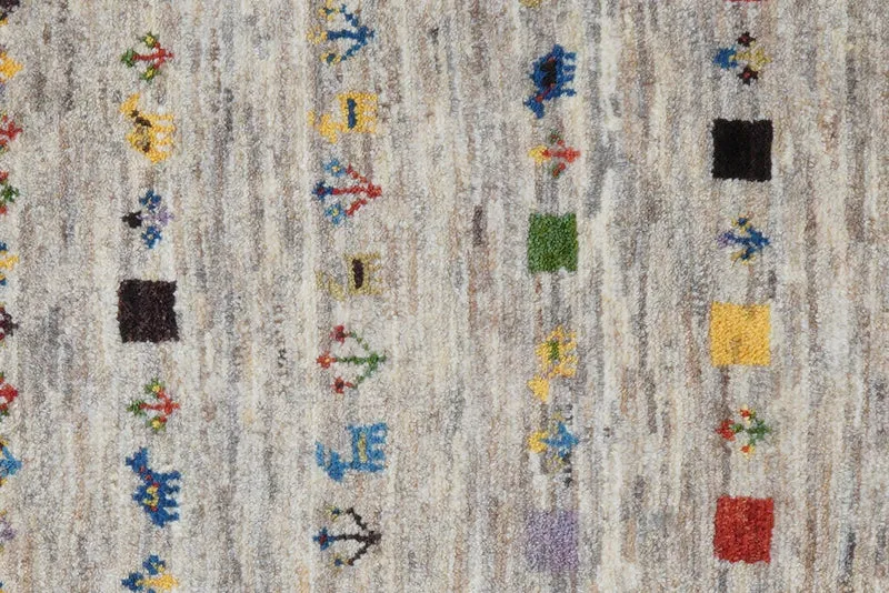 Gabbeh Sonnat · Handgeknüpft – Beige, 90x60 cm