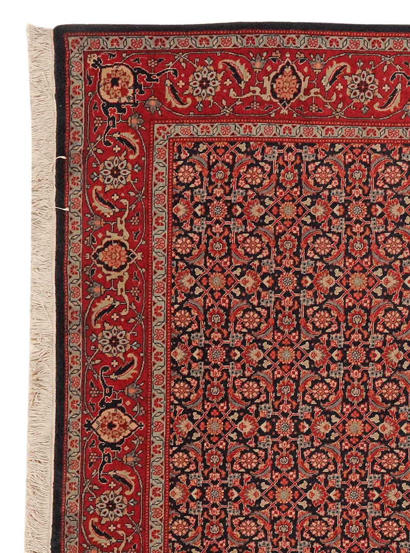 Tabriz 40 Raj · Handgeknüpft – Blau, 200x197 cm