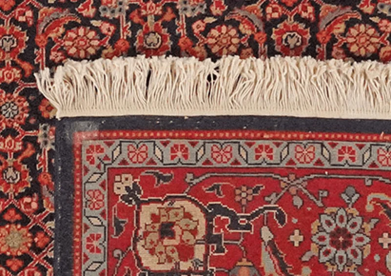 Tabriz 40 Raj · Handgeknüpft – Blau, 200x197 cm