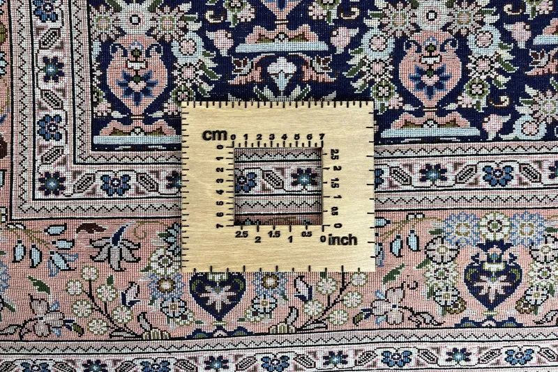 Tabriz 50 Raj · Handgeknüpft – Orange, 201x151 cm