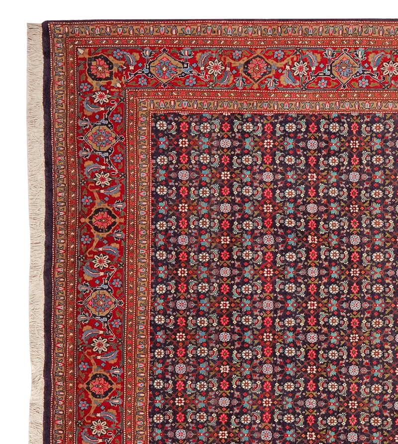 Tabriz Old · Handgeknüpft – Blau, 282x205 cm