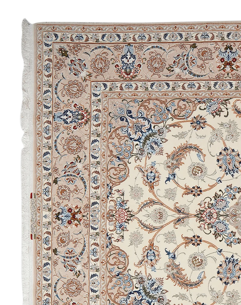 Isfahan · Handgeknüpft – Beige, 239x155 cm