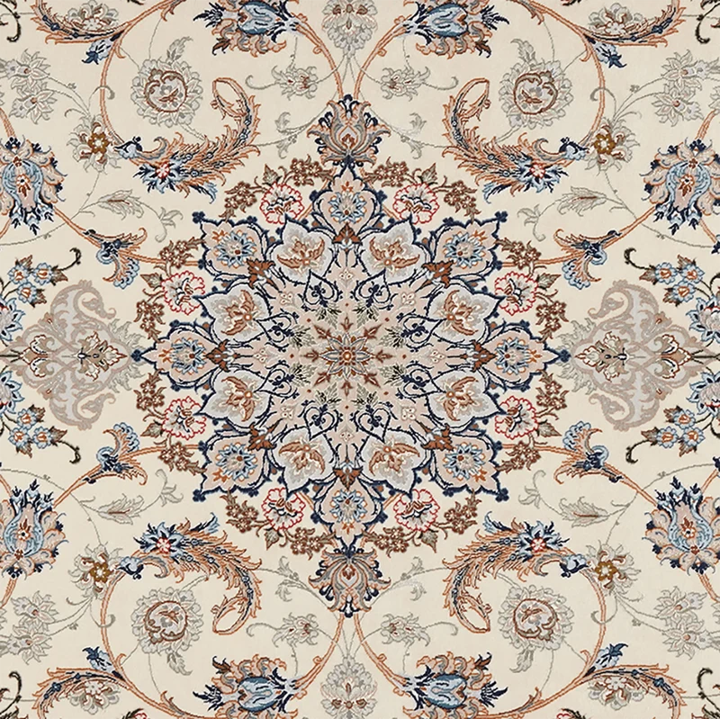 Isfahan · Handgeknüpft – Beige, 239x155 cm