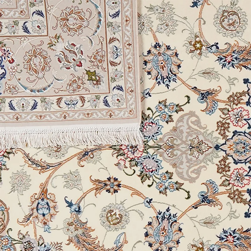 Isfahan · Handgeknüpft – Beige, 239x155 cm