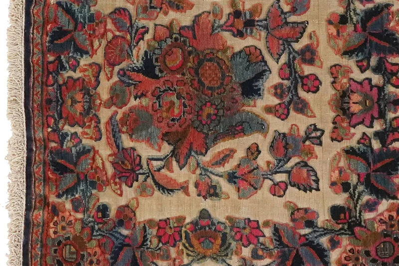 Kashan · Handgeknüpft – Beige, 54x54 cm