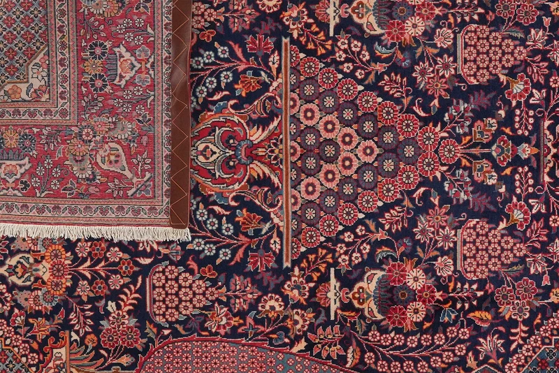 Kashan · Handgeknüpft – Blau, 205x137 cm