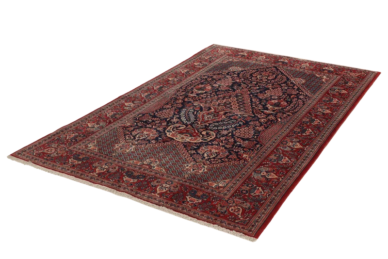 Kashan · Handgeknüpft – Blau, 205x137 cm
