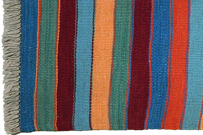 Kelim Gashgai · Handgewebt – Bunt, 194x62 cm