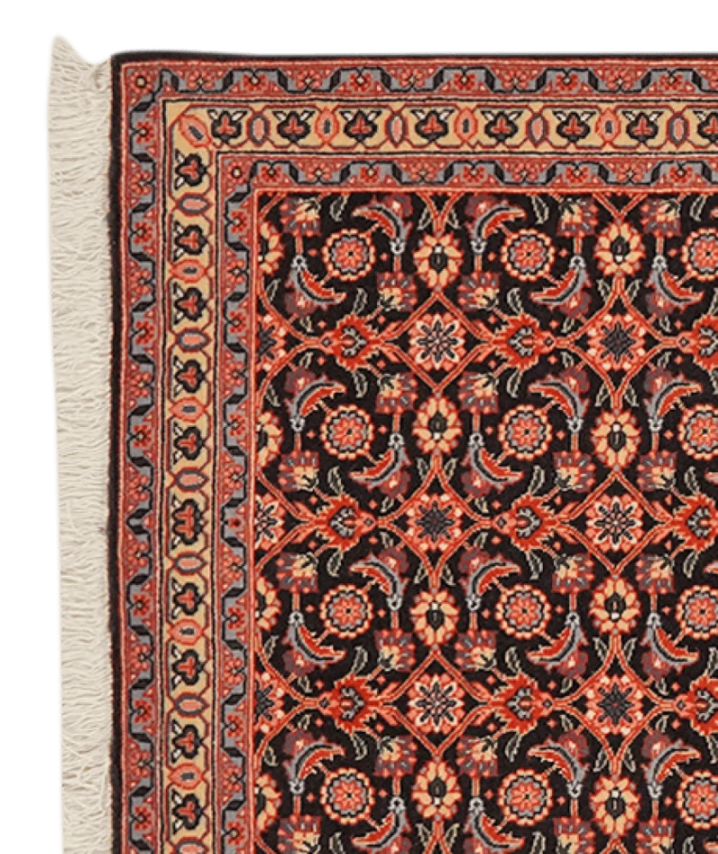 Tabriz 50 Raj · Handgeknüpft – Blau, 197x65 cm
