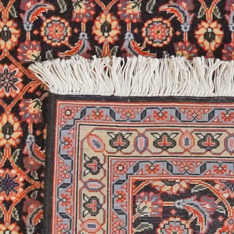 Tabriz 50 Raj · Handgeknüpft – Blau, 197x65 cm