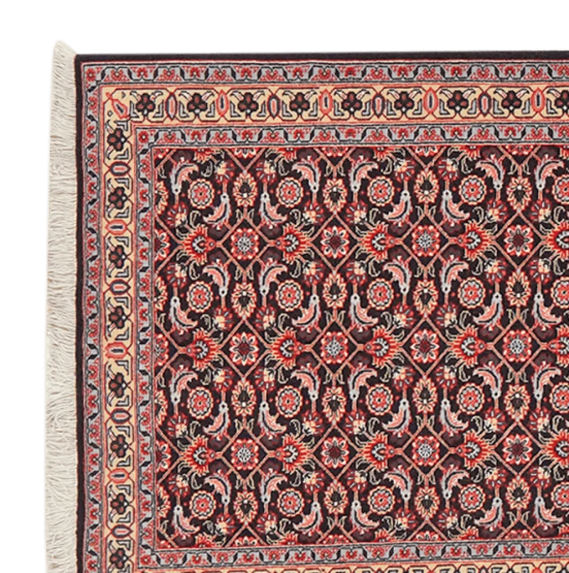 Tabriz 50 Raj · Handgeknüpft – Schwarz, 289x71 cm