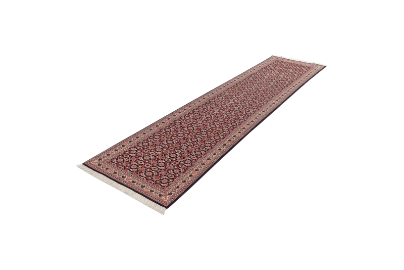Tabriz 50 Raj · Handgeknüpft – Schwarz, 289x71 cm