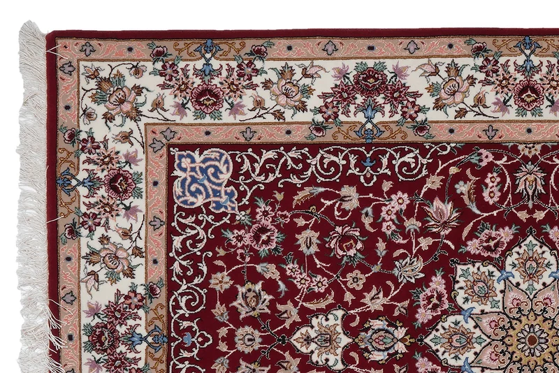 Isfahan · Handgeknüpft – Rot, 164x107 cm