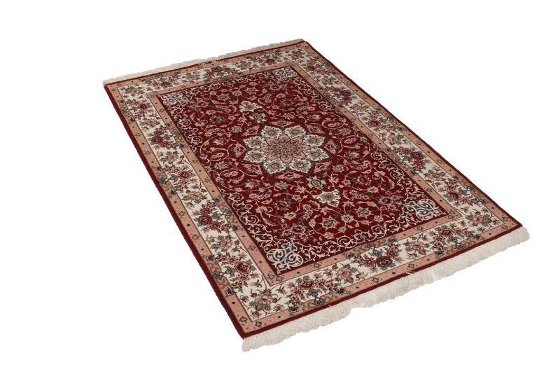 Isfahan · Handgeknüpft – Rot, 164x107 cm