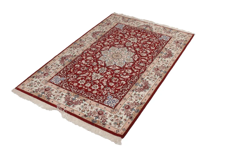 Isfahan · Handgeknüpft – Rot, 164x107 cm
