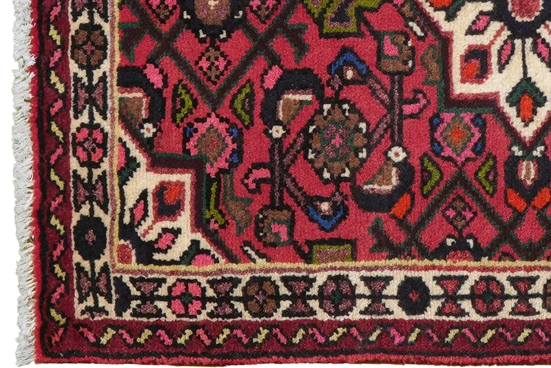 Hosseinabad · Handgeknüpft – Rot, 94x64 cm
