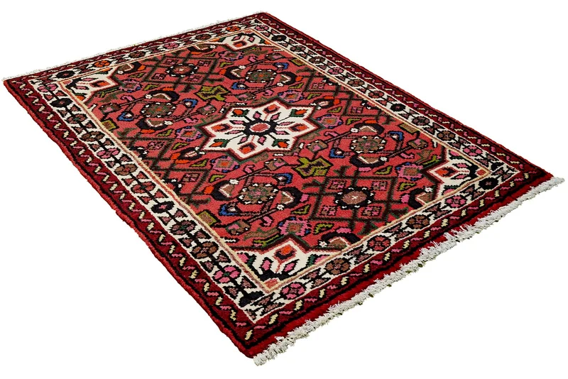 Hosseinabad · Handgeknüpft – Rot, 94x64 cm