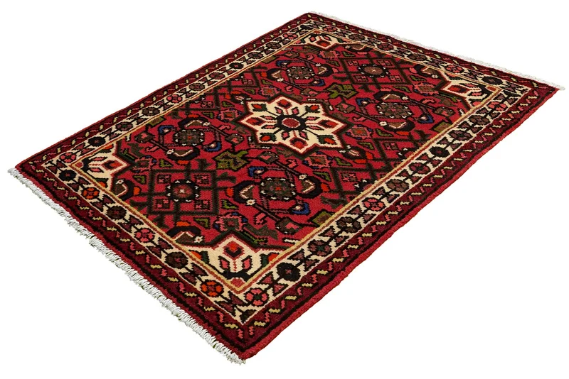 Hosseinabad · Handgeknüpft – Rot, 94x64 cm