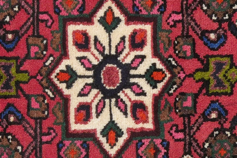 Hosseinabad · Handgeknüpft – Rot, 94x64 cm
