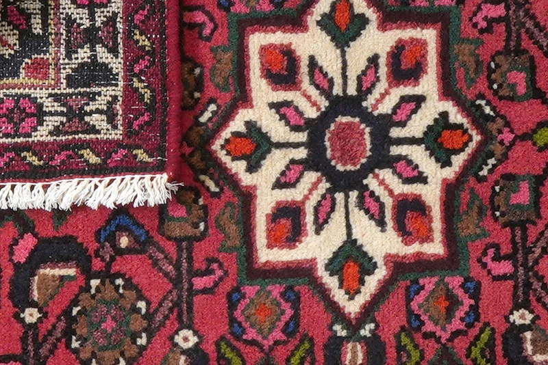 Hosseinabad · Handgeknüpft – Rot, 94x64 cm