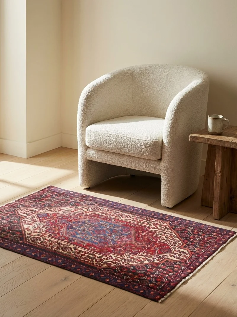 Senneh · Handgeknüpft – Beige, 117x68 cm