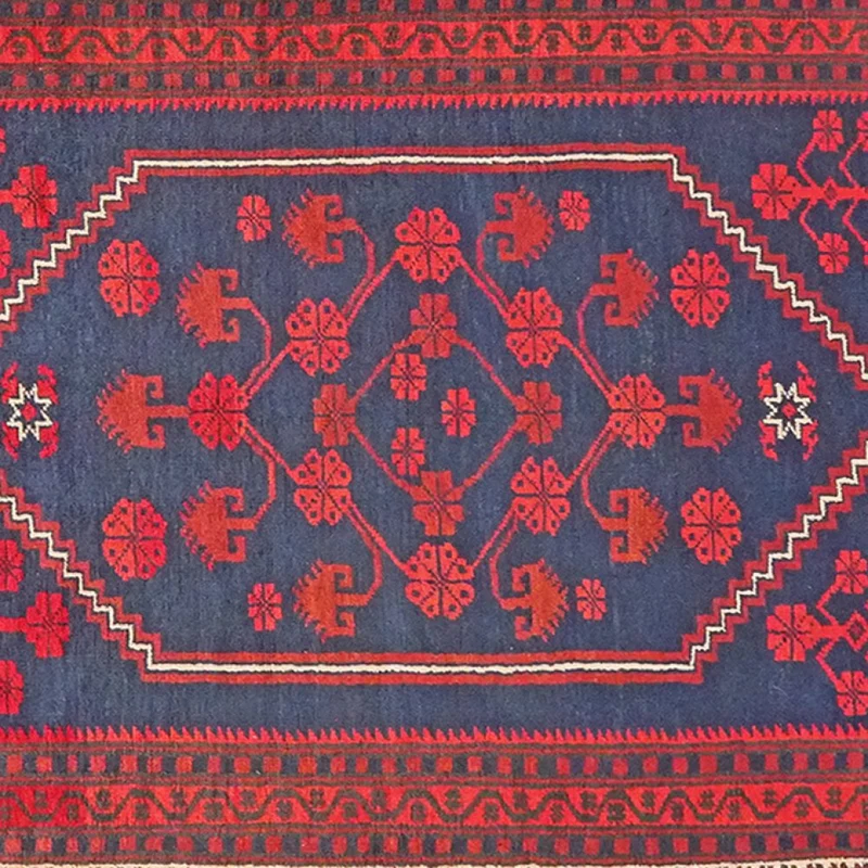 Yagdjibedir · Handgeknüpft – Blau, 192x125 cm