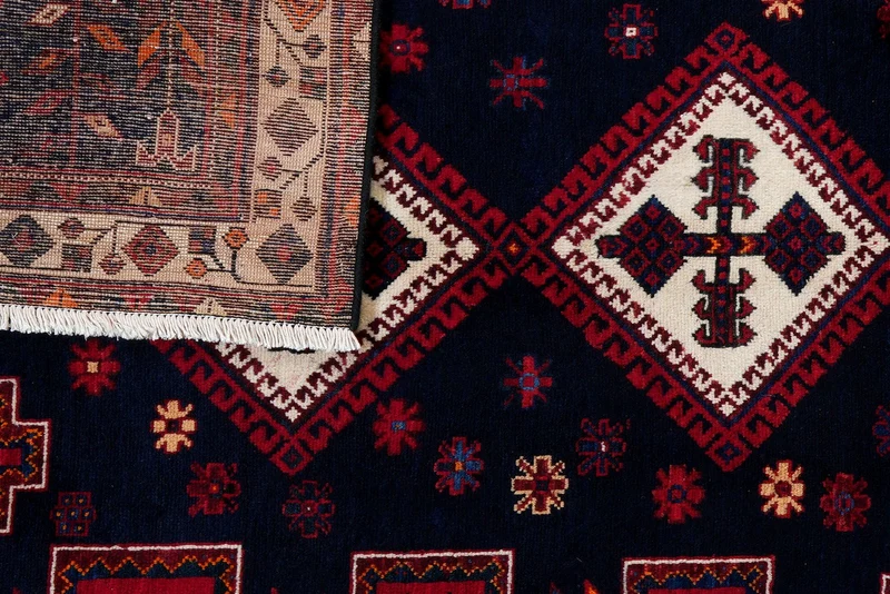 Afshar · Handgeknüpft – Rot, 228x165 cm