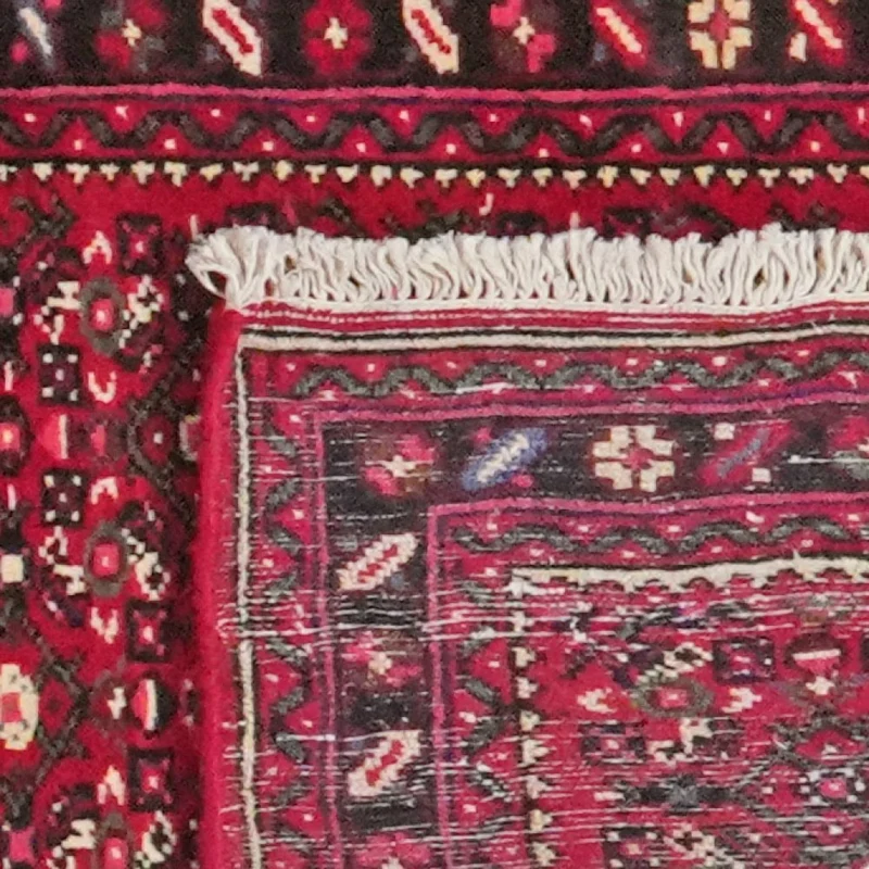 Hosseinabad · Handgeknüpft – Rot, 1397x77 cm