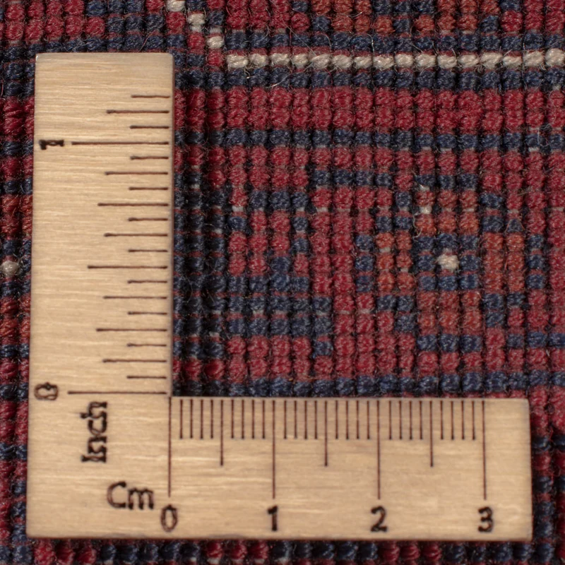 Afghan Teppich 199x298cm - Orientteppich - dunkelrot