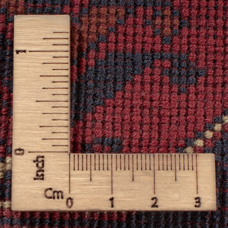 Afghan Teppich 199x299cm - Orientteppich - dunkelrot