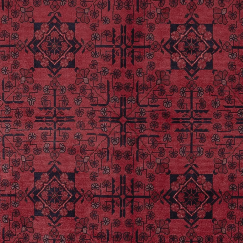 Afghan Teppich - Royal - 200 x 297 cm - dunkelrot