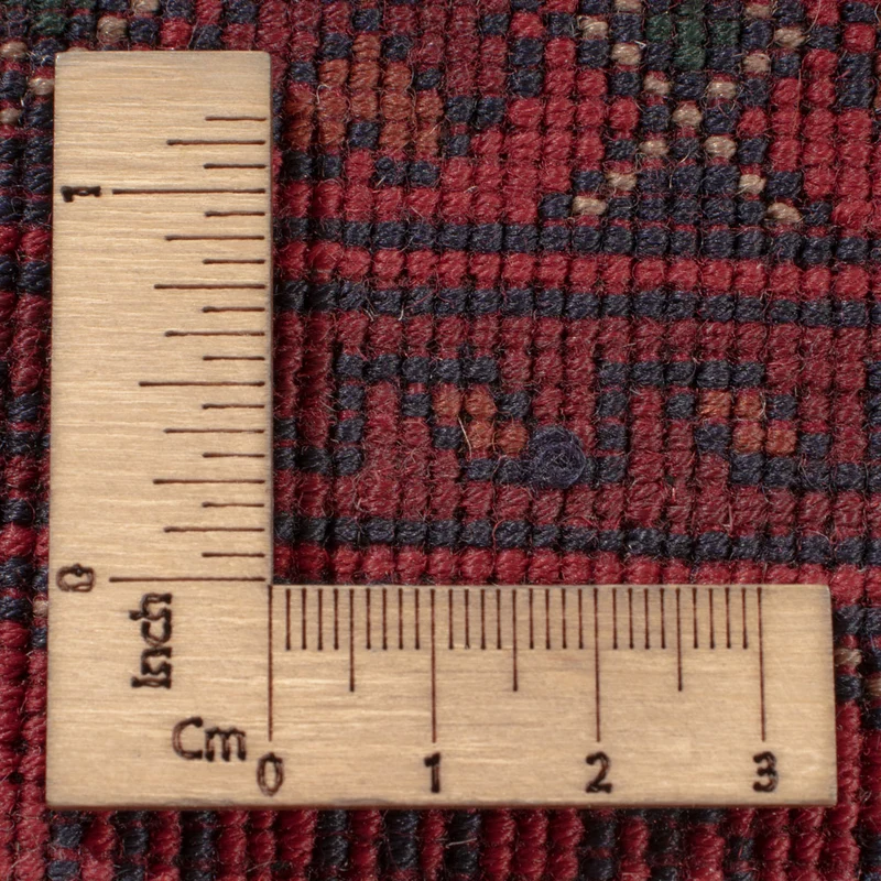 Afghan Teppich 202x293cm - Orientteppich - dunkelrot