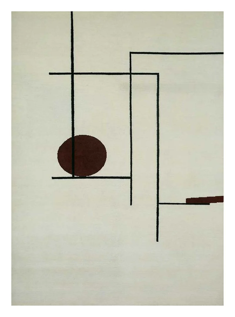 Wollteppich - 180 x 270 cm - hellgrau