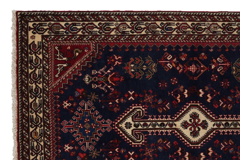 Nasrabad · Handgeknüpft – Blau, 155x101 cm