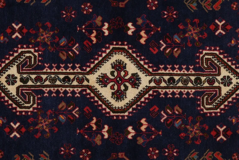 Nasrabad · Handgeknüpft – Blau, 155x101 cm