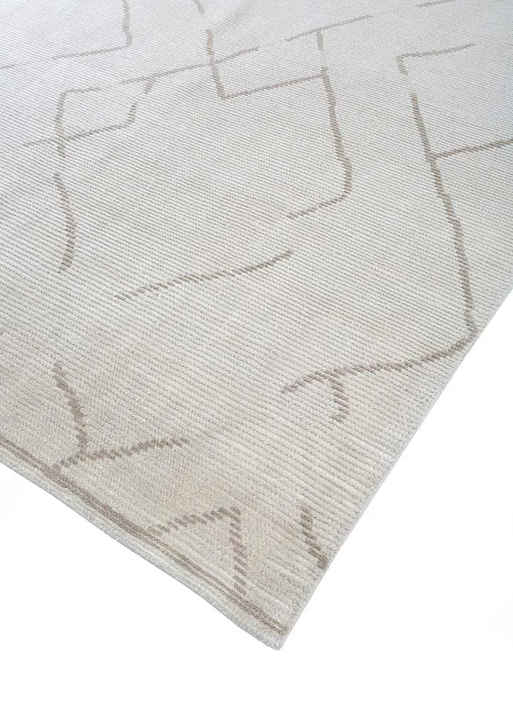 Wollteppich - 240 x 300 cm - creme