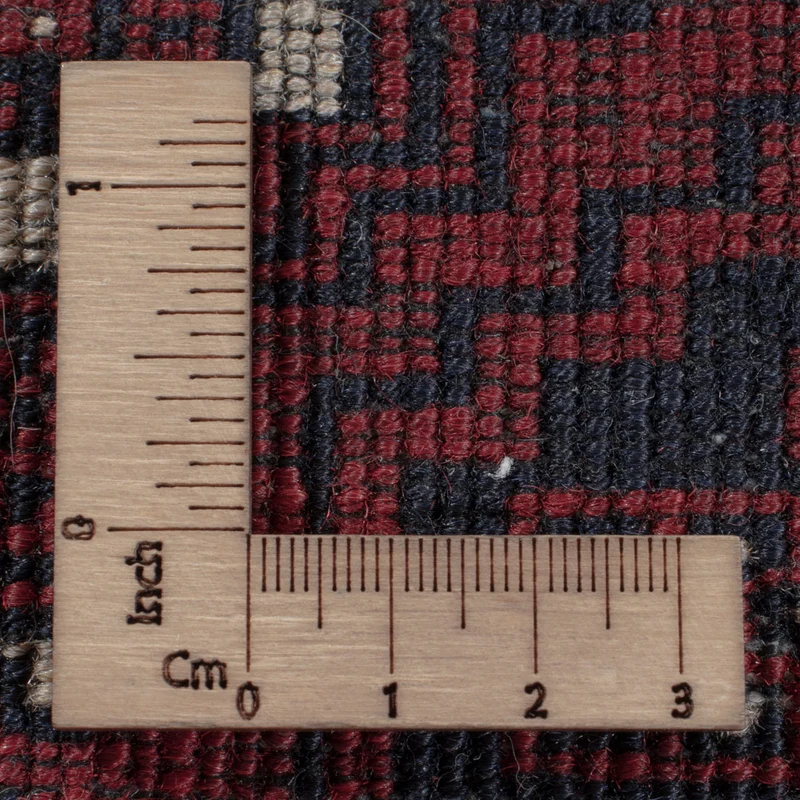 Afghan Teppich - 153 x 240 cm - dunkelrot