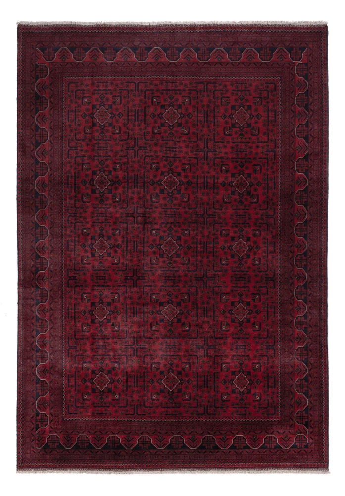 Khal Mohammadi Teppich 201x295cm - Orientteppich - dunkelrot