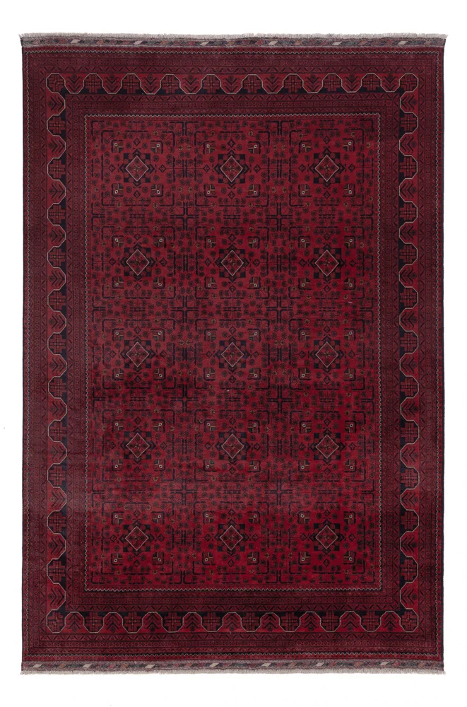 Khal Mohammadi Teppich 200x296cm - Orientteppich - dunkelrot