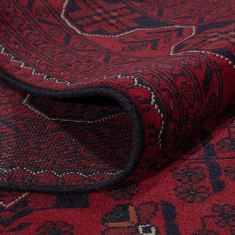 Khal Mohammadi Teppich 200x296cm - Orientteppich - dunkelrot