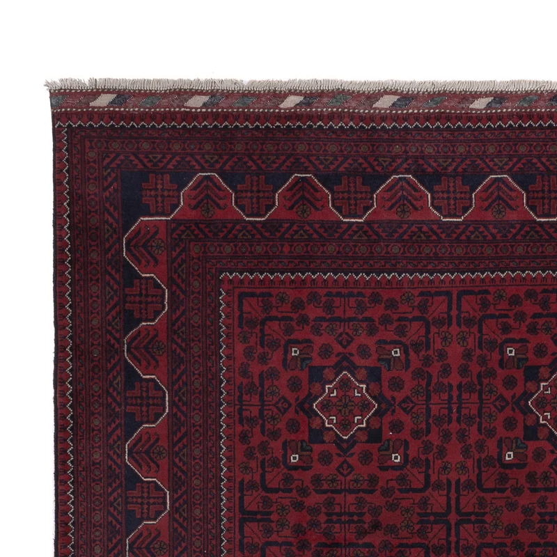 Khal Mohammadi Teppich 201x298cm - Orientteppich - dunkelrot