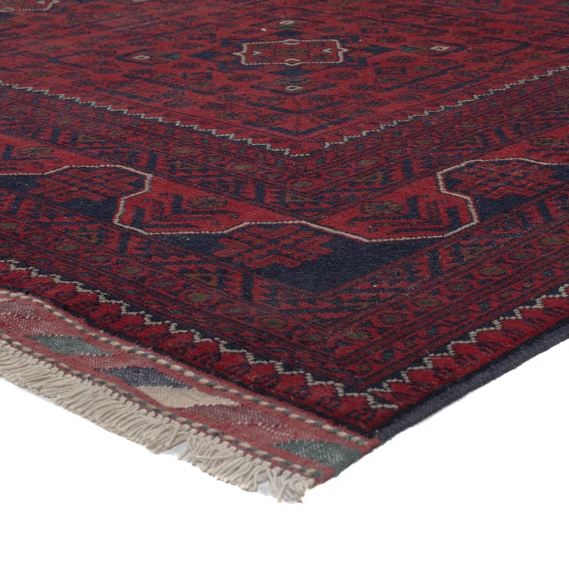 Khal Mohammadi Teppich 201x298cm - Orientteppich - dunkelrot