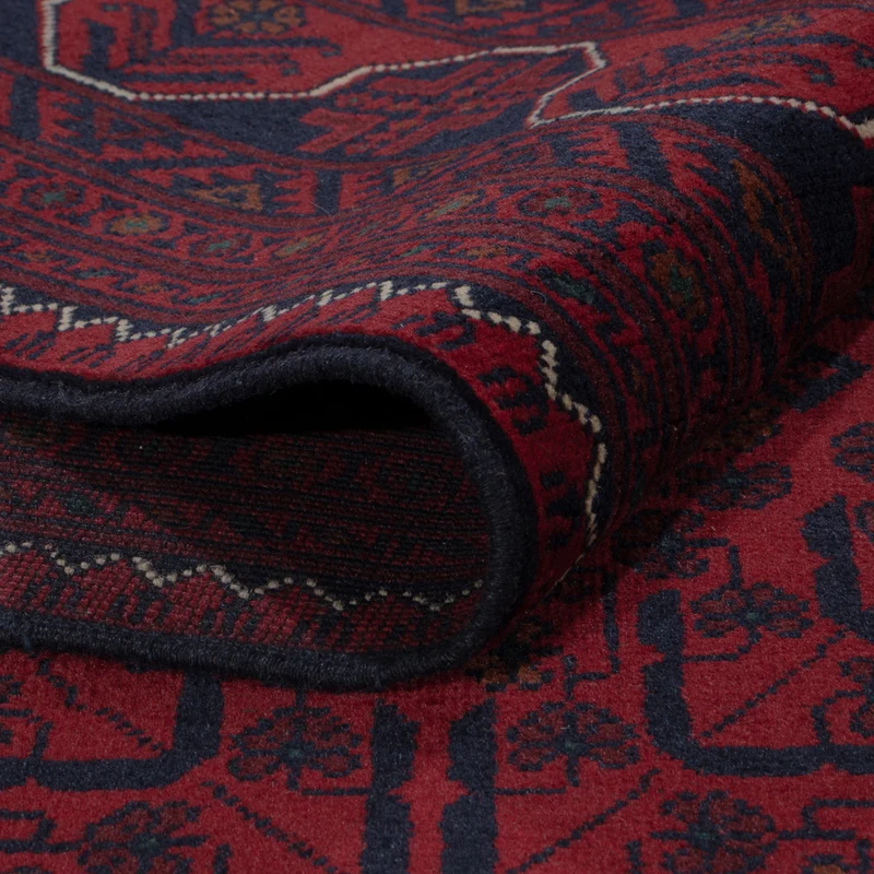 Khal Mohammadi Teppich 201x298cm - Orientteppich - dunkelrot