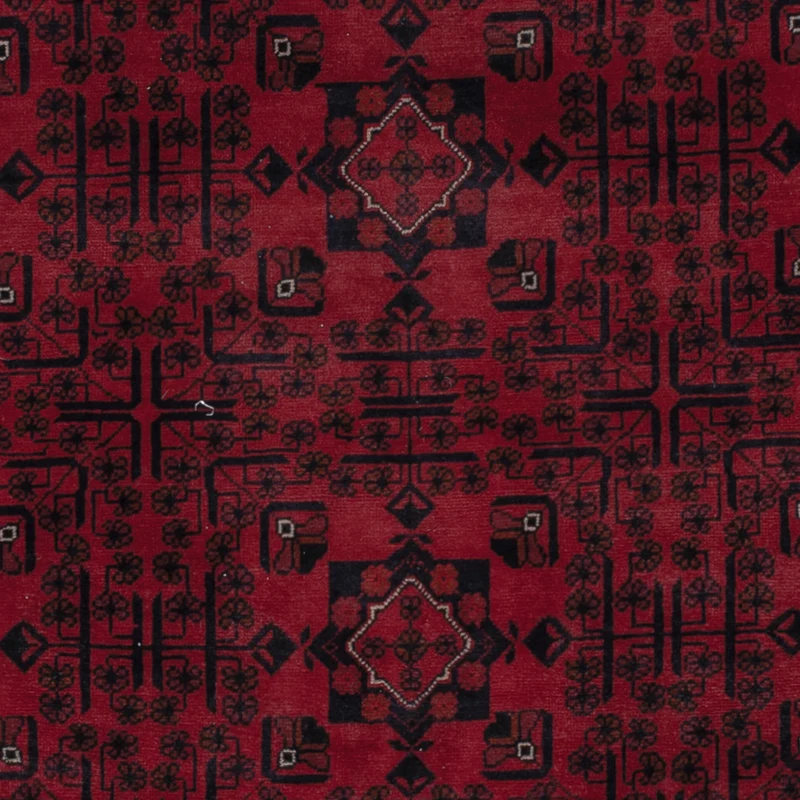 Khal Mohammadi Teppich 196x301cm - Orientteppich - dunkelrot