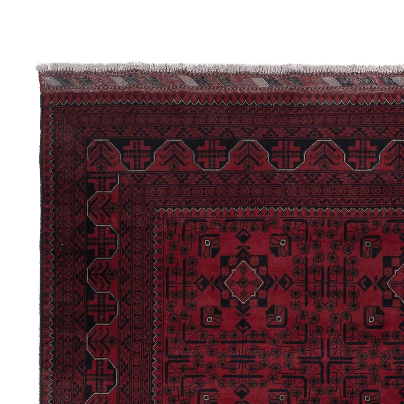 Khal Mohammadi Teppich 196x301cm - Orientteppich - dunkelrot
