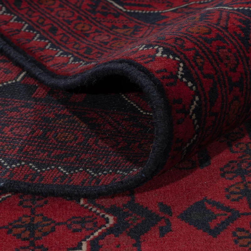 Khal Mohammadi Teppich 196x301cm - Orientteppich - dunkelrot