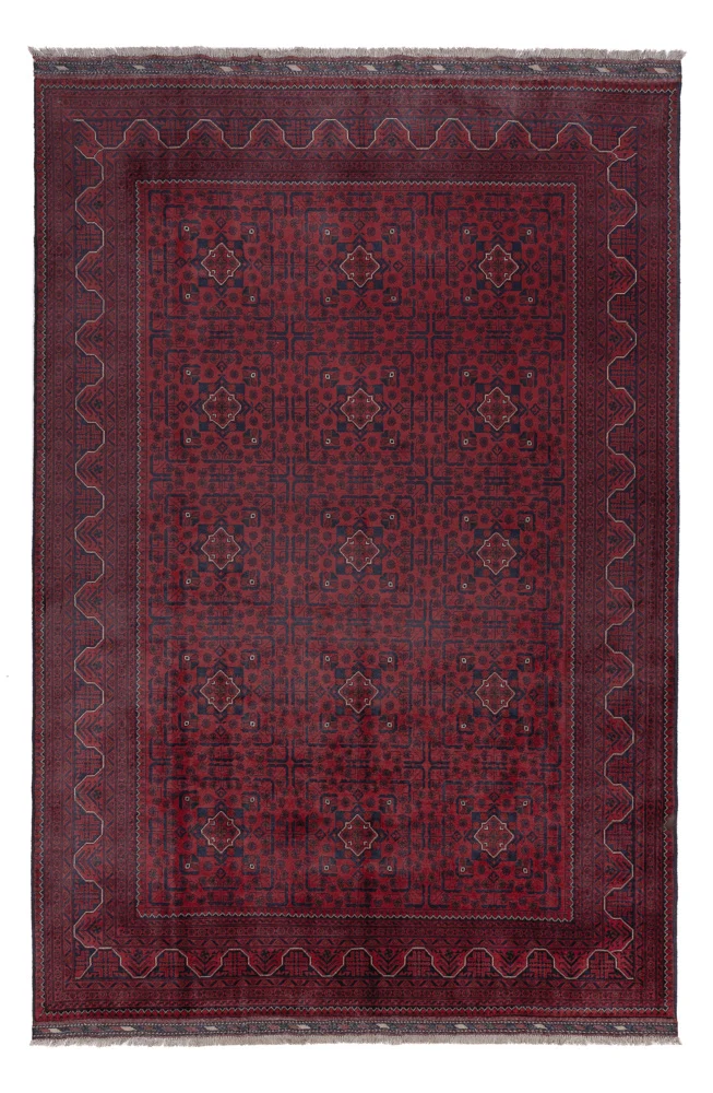 Khal Mohammadi Teppich 200x292cm - Orientteppich - dunkelrot