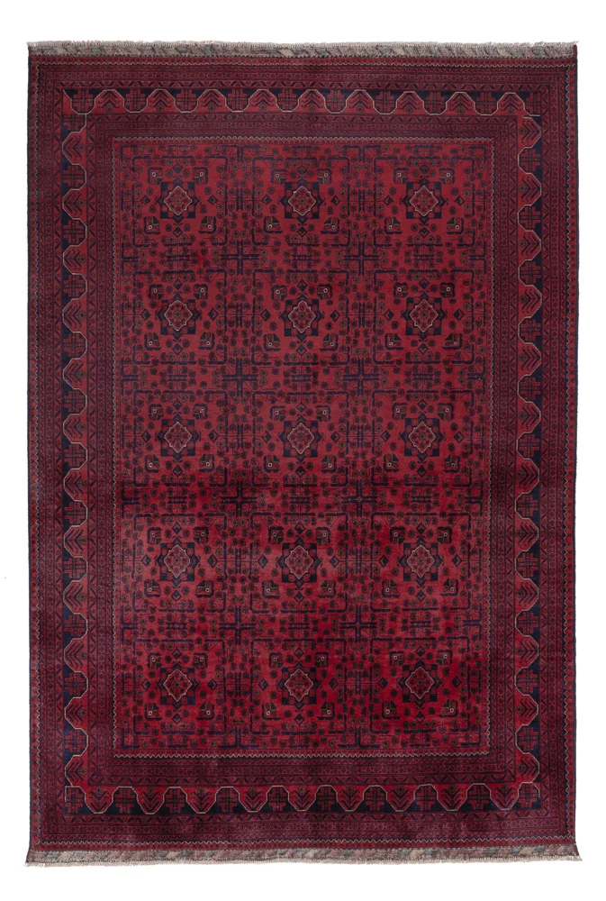 Khal Mohammadi Teppich 200x295cm - Orientteppich - dunkelrot